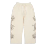 We Are Righteous "Tatted Believer" Sweatpants (Cream)
