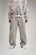 We Are Righteous "Tatted Believer" Sweatpants (Grey) - Image 2