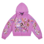 Righteous Risen King Zip Up Hoodie Purple