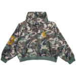 We Are Righteous "Shield of Faith" Camo Zip Up