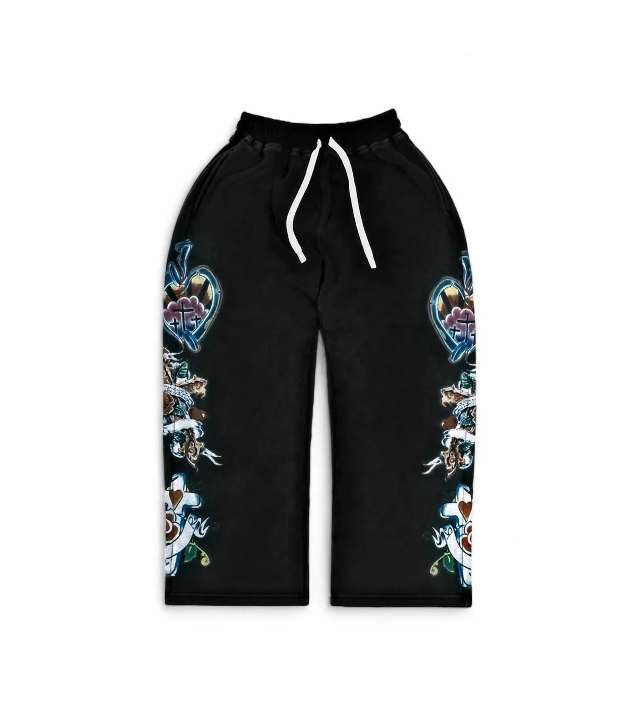 risen-king-sweatpants-black-2.webp Righteous Risen King Sweatpants Black - Image 1